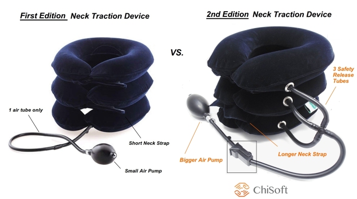 neck traction 2nd edition comparison